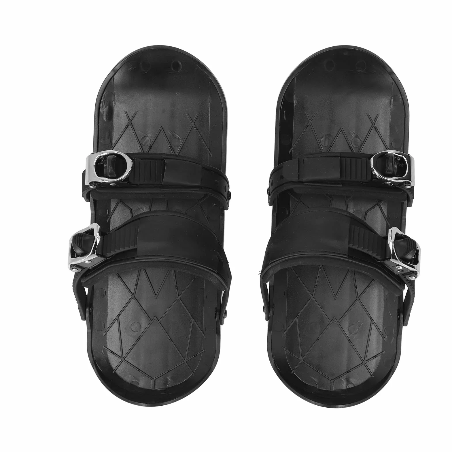Mini Esquís Portátiles para Adultos y Principiantes Esquís de Nieve Compactos Fáciles de Controlar Ideal para Aprender a Esquiar en Nieve Ligera Talla Única Negro