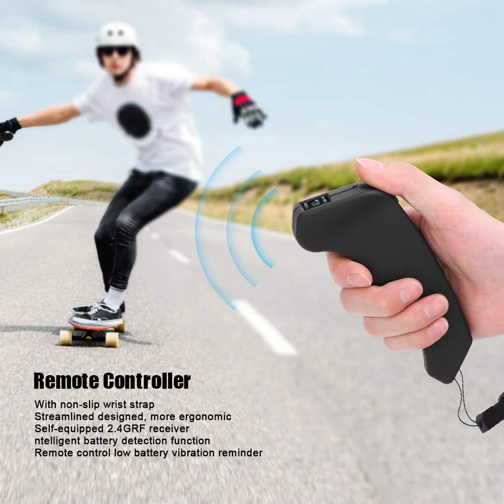 Control Remoto para Monopatín Eléctrico Flipsky 2, Controlador, Control Remoto y Receptor Inalámbrico VX2 de 2,4 Ghz, con Correa de Muñeca Antideslizante y de Diseño