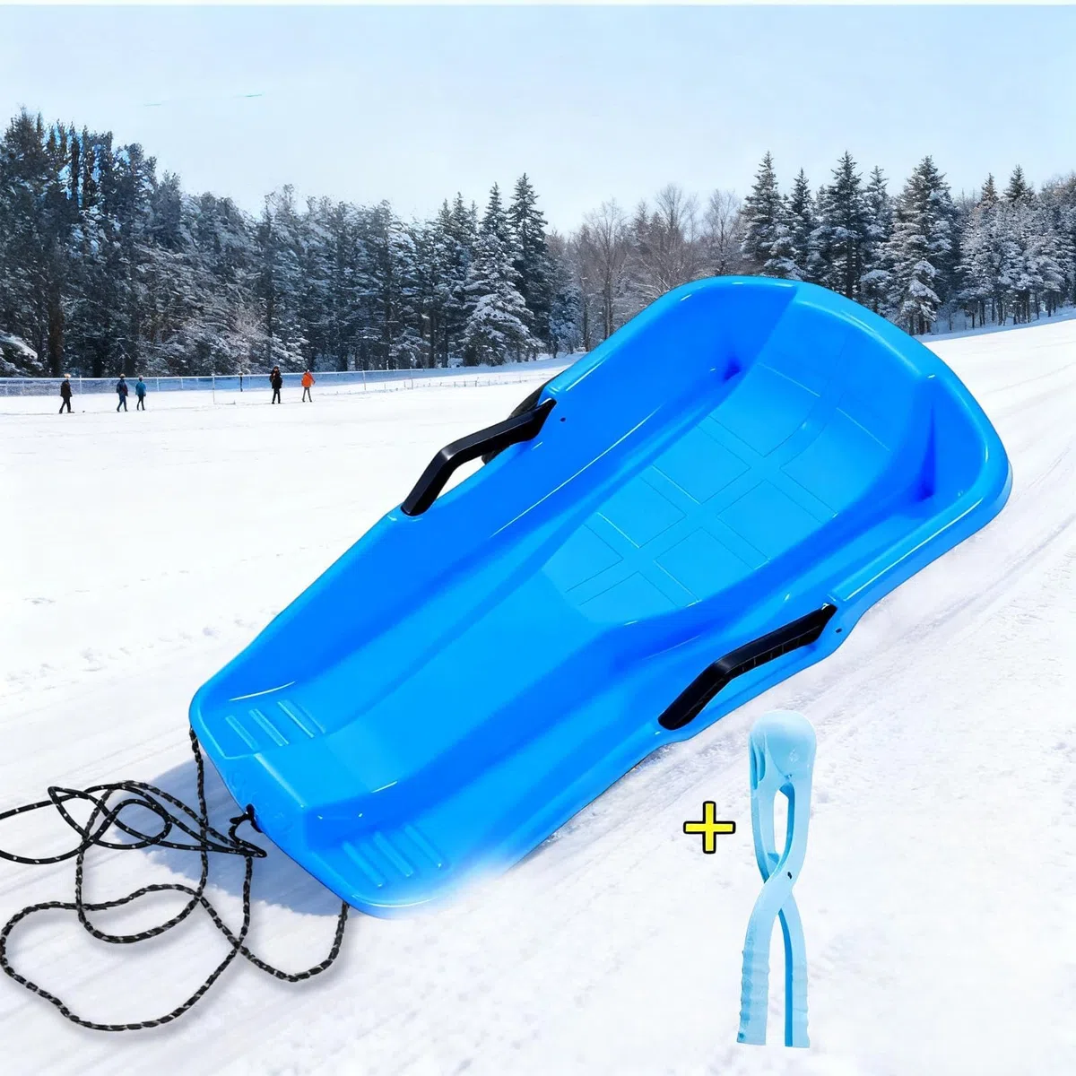 Trineos De Nieve para Niños Y Adultos,Equipo de Trineo Ligero | Disco para Niños Skiboard | para Playa Montañas Hielo Hierba Hombres Mujeres Niñas Jóvenes Adolescentes
