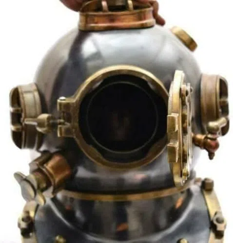 Casco de buceo Deep Sea Mark V Antique Vintage Scuba Brass Marine