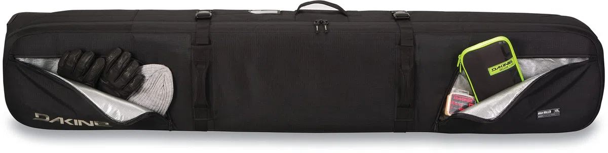 DAKINE High Roller 165cm Snowboard sleeve case - Bolsas para tablas de snow (Snowboard sleeve case, 165 cm, Negro, Poliéster, Unisex, Monótono)
