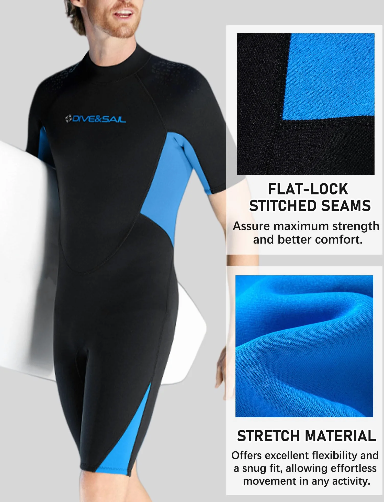 Ropa de buceo para hombre corto traje de neopreno de 1,5 mm traje de neopreno para hombre traje de baño de neopreno para hombre surf s-3xl