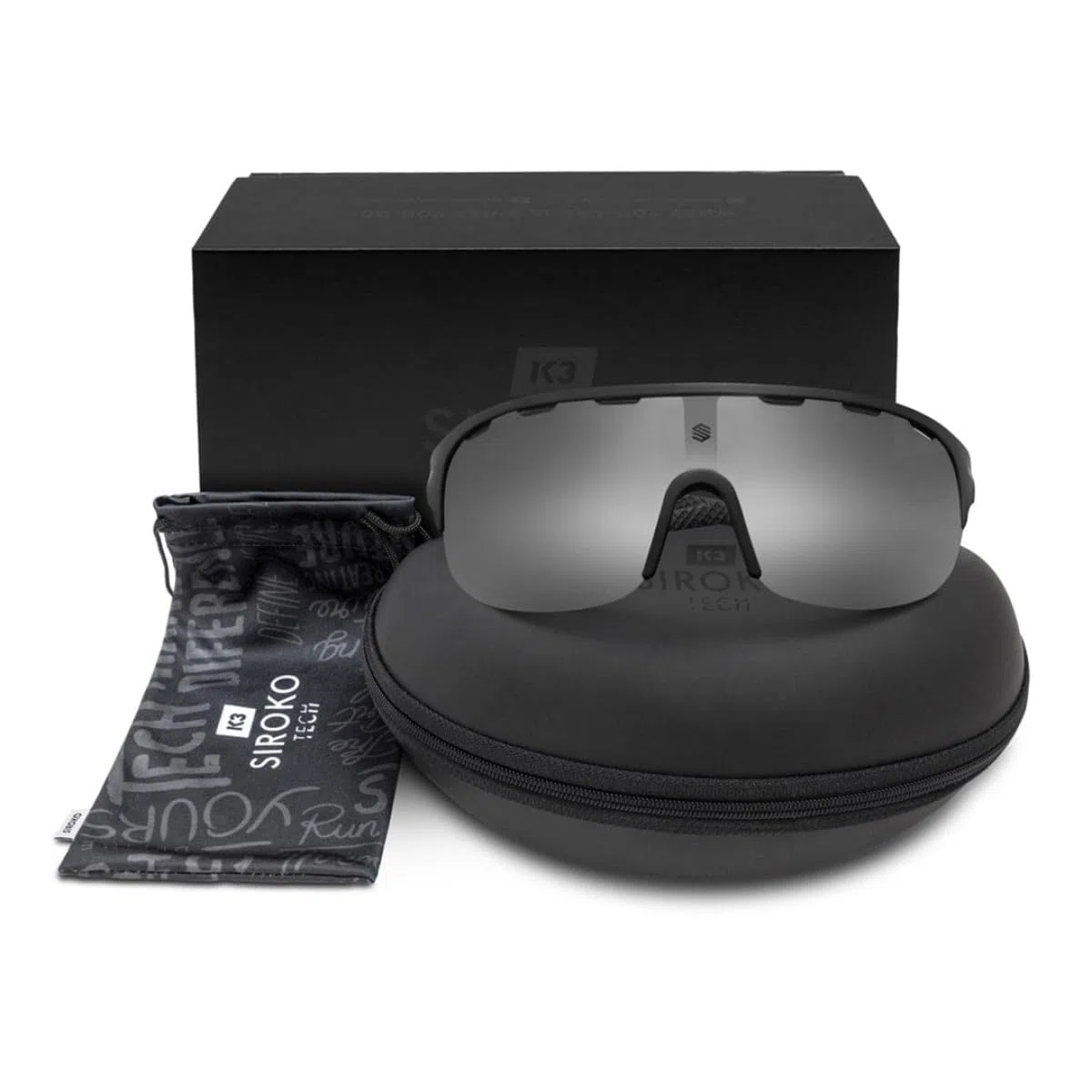 SIROKO Gafas de Sol Ciclismo fotocromáticas K3 Hombre y Mujer lente Polarizada Anti-vaho