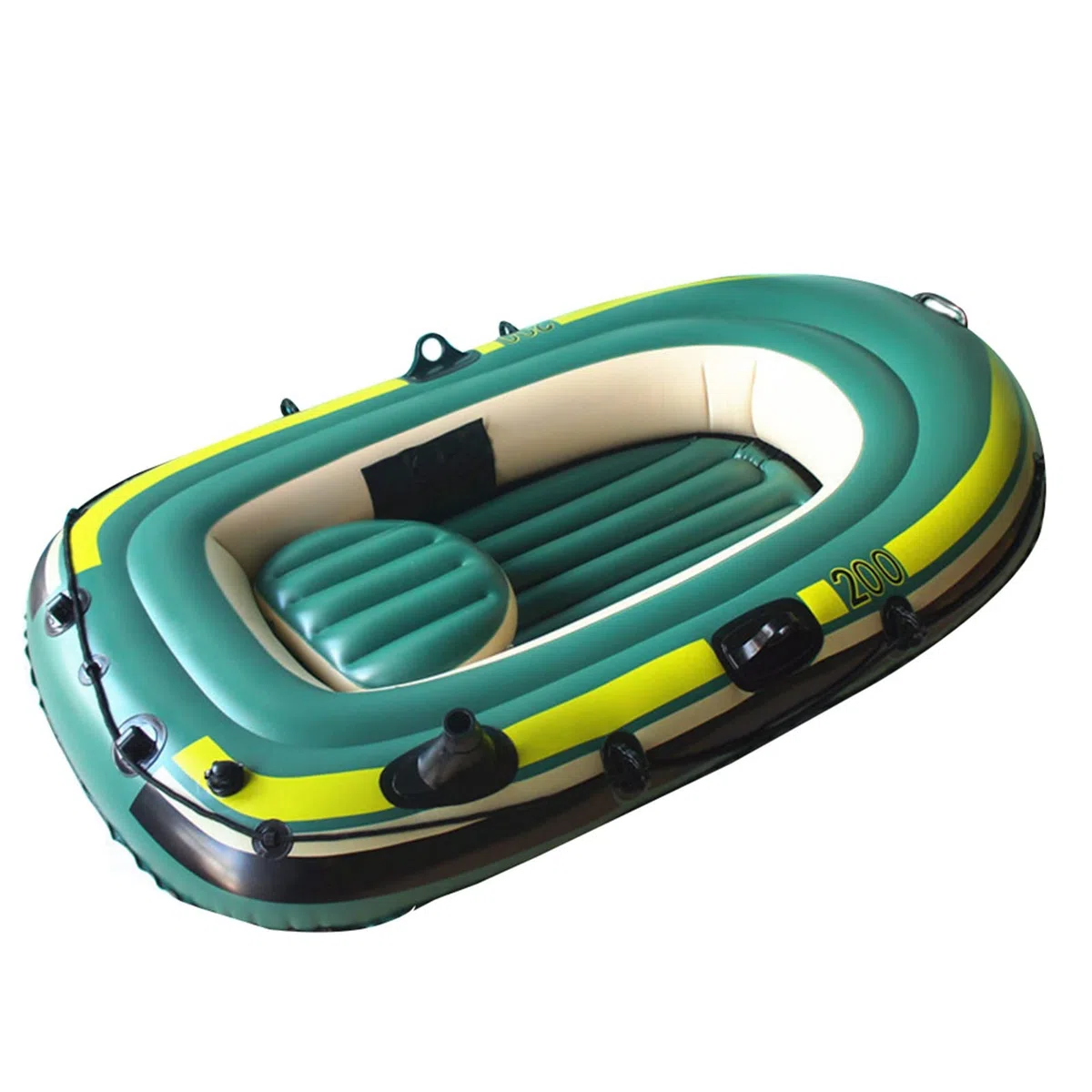 Barco Hinchable para Adultos - Serie de Botes inflables de PVC | Bote de balsa Inflable para Cazadores de Peces para 2-3 Personas, balsa de Kayak, inflado rápido