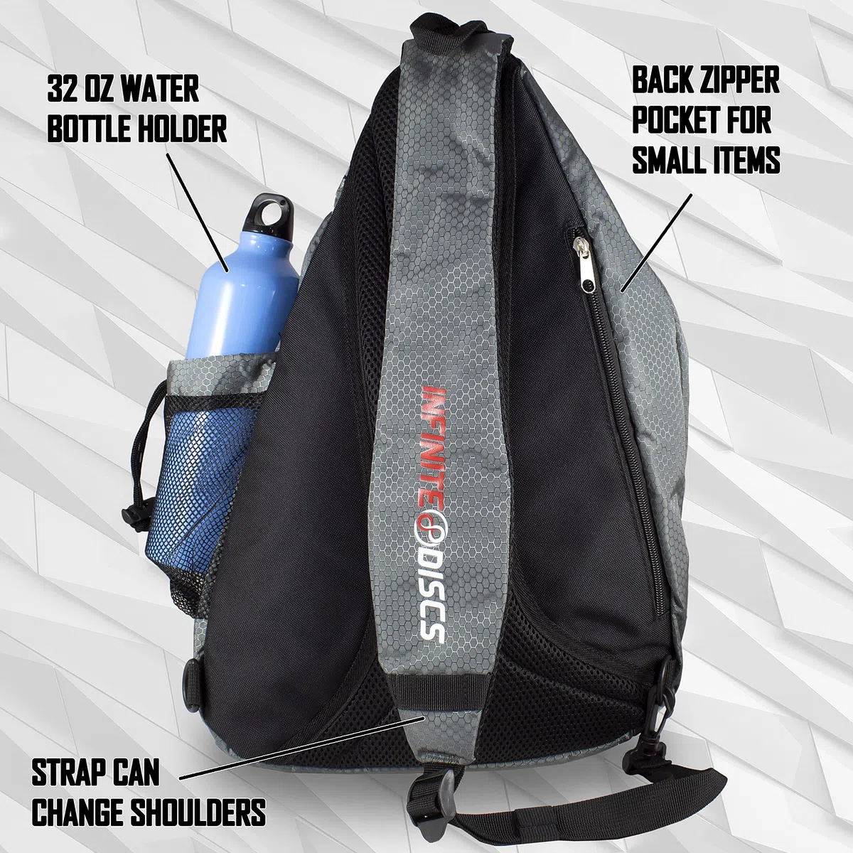 Infinite Discs Disc Golf Mochila Slinger Bag | 6-12 Discos