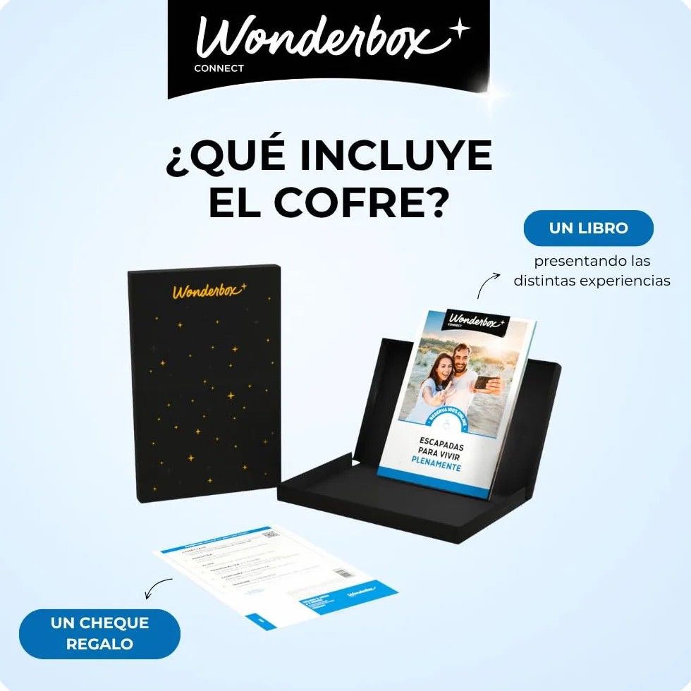 WONDERBOX – Cofre Regalo Escapada Entre viñedos - 1 o 2 Noches para 2 Personas - Escapada para Parejas - Regalar experiencias - Hoteles Cerca de Las regiones vinicolas más Bonitas de España