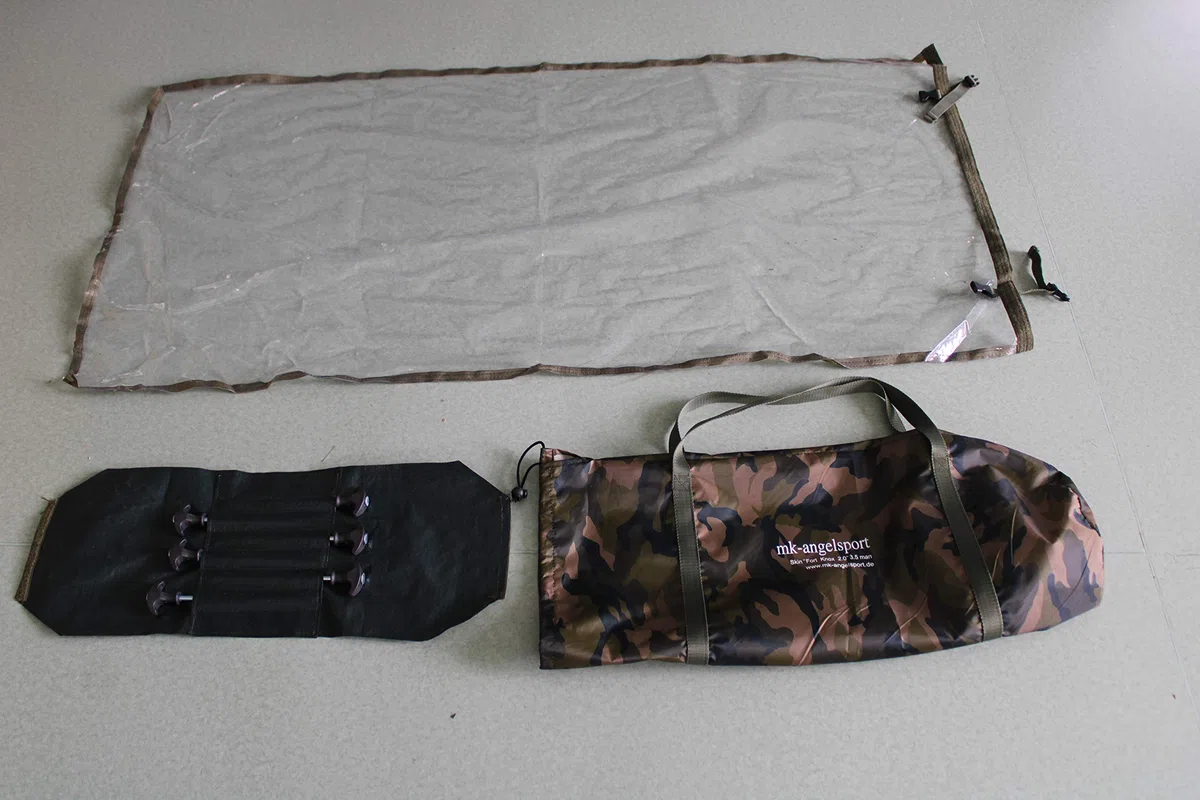 'MK-Angelsport "Fort Knox Skin 3,5 Mann Dome Nature tienda