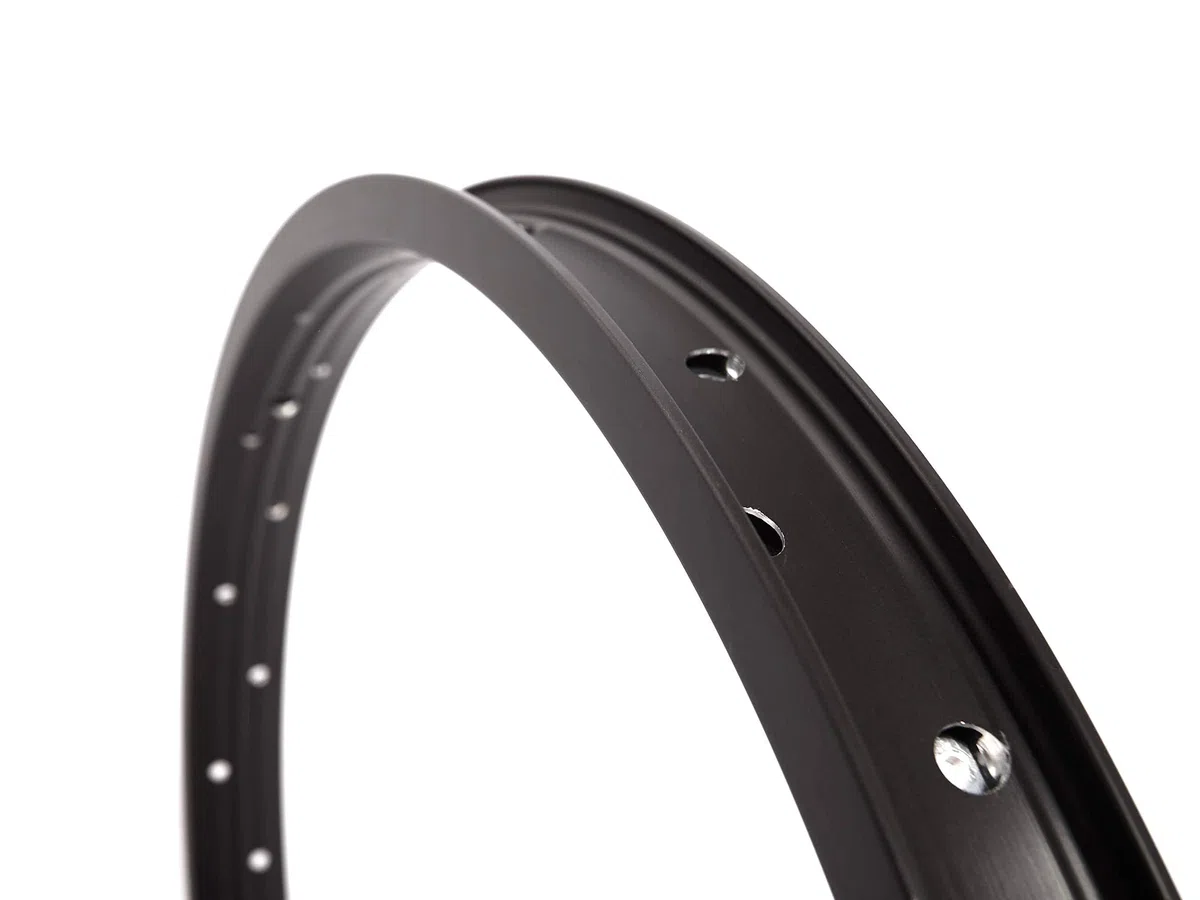 KHE MVP BMX llanta DD 50.8 cm aluminio T6 solo 419.6 g 36 agujeros 35mm ancho negro