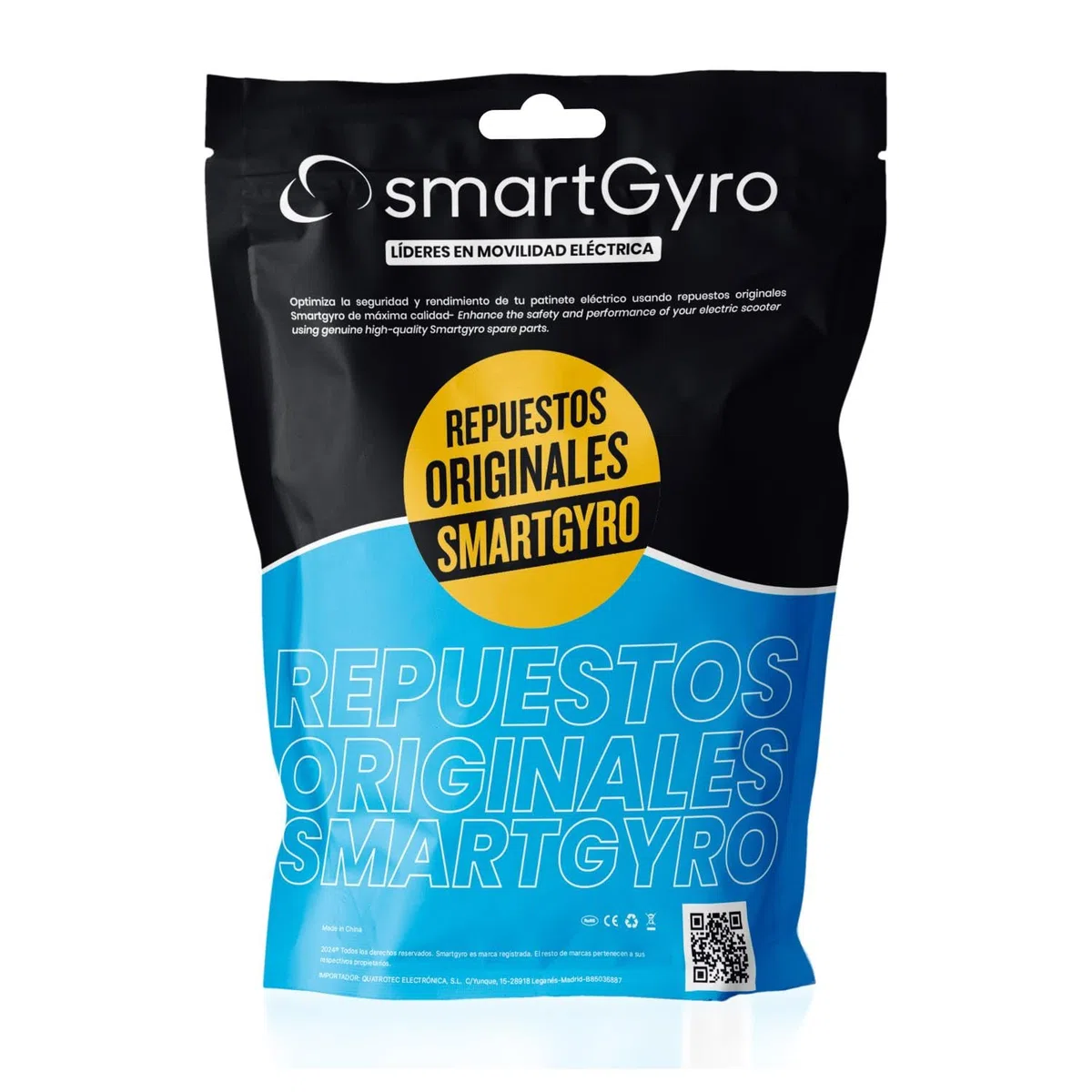smartGyro Repuesto Original - Display LCD para smartGyro Speedway, Rockway y Crosssover Dual & Pro. Incluye Toma USB para Carga. Para Patinetes Certificados Posteriores a Noviembre de 2024