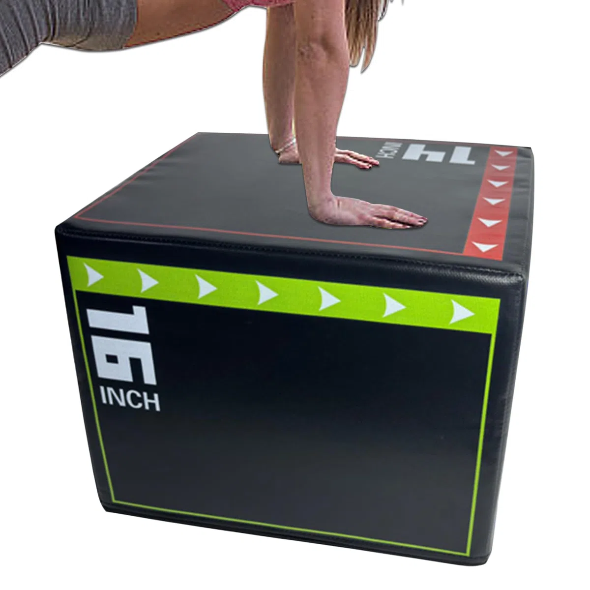 Jump Training Box-30 cm antideslizante pliométrico, paso de entrenamiento a prueba de golpes, equipo de fitness resistente al desgaste | de entrenamiento duradera para Home Gym Cardio Agility