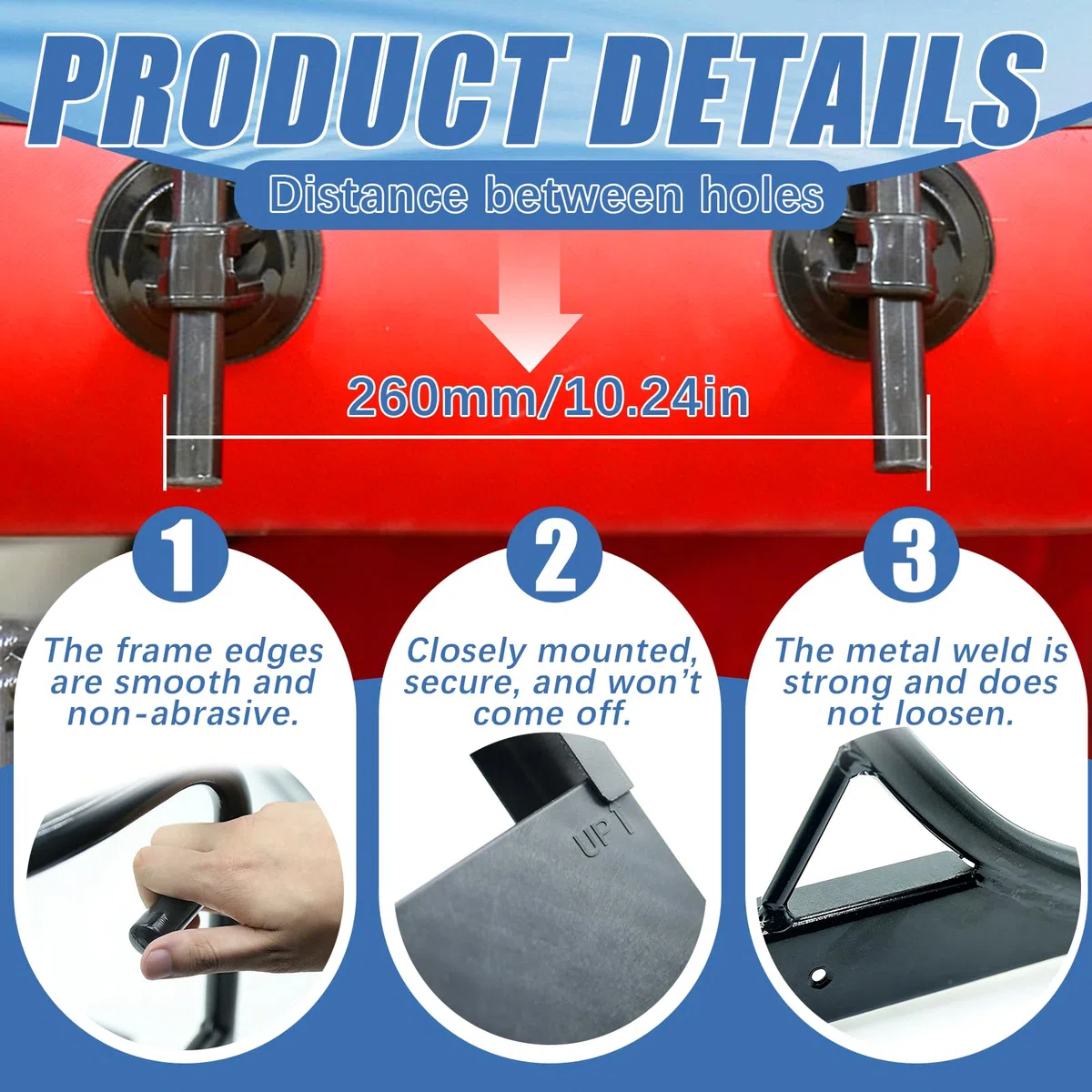 Soporte de motor para bote inflable, soporte de motor fueraborda para barco inflable Kayak Trolling Mount Kayak Motor Mount Angelkajak Motor Stand para barco, botes inflables, barcos de pesca
