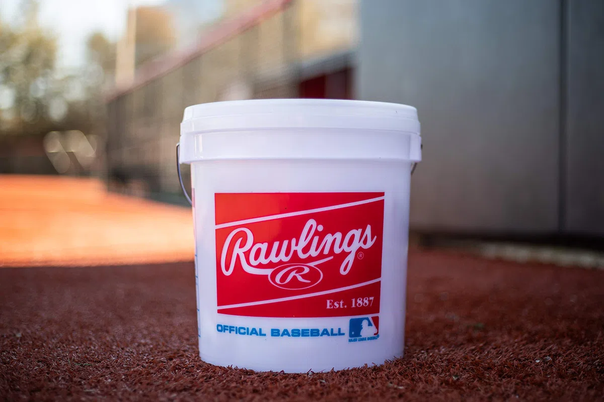 Rawlings OLB3BUCK24 Baseball ball Rojo, Color blanco balon deportivo - balones deportivos