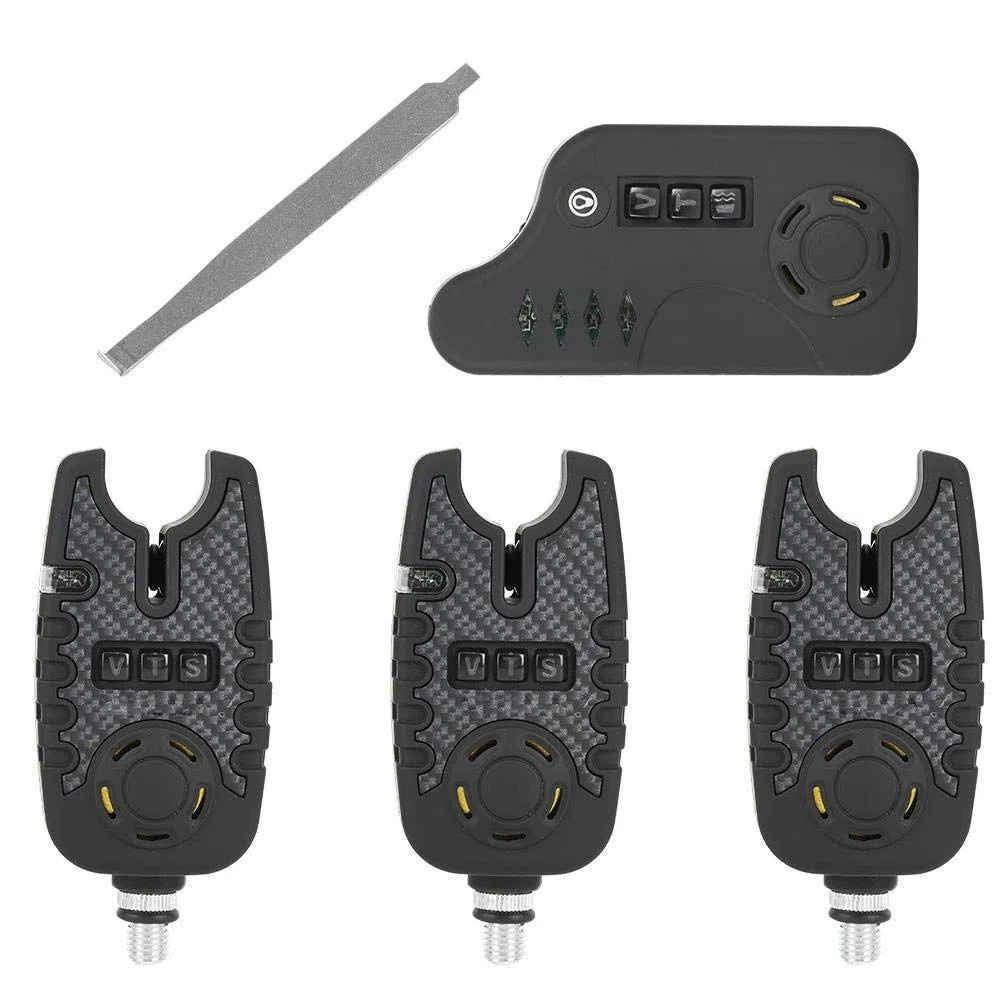 RiToEasysports Alarma de Pesca LED, indicador de Alarma de picadura de Pesca eléctrica ABS con Alerta de Sonido para Pesca Nocturna Diurna Otras Herramientas y Accesorios de Pesca