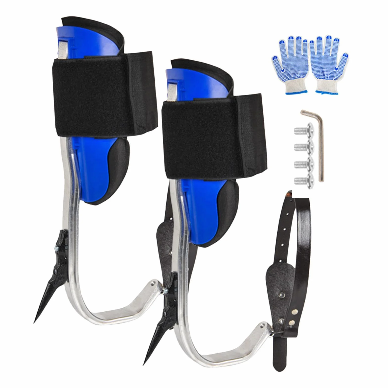 Picos para Trepar Árboles, Kit De Equipo De Escalada, Equipo De Escalada Portátil, Arnés De Árboles Resistente para Podar Y Mantener Árboles De Forma Segura (1 Juego)