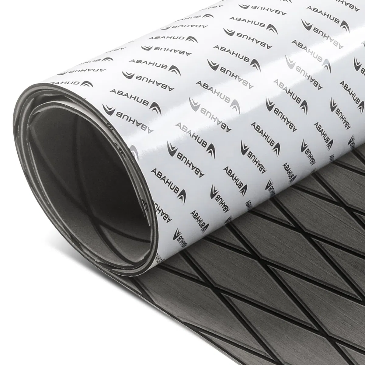 Abahub Hoja de espuma EVA para suelo de barco, patrón de diamante, con alfombra autoadhesiva para lancha, kayak, tabla de surf, SUP