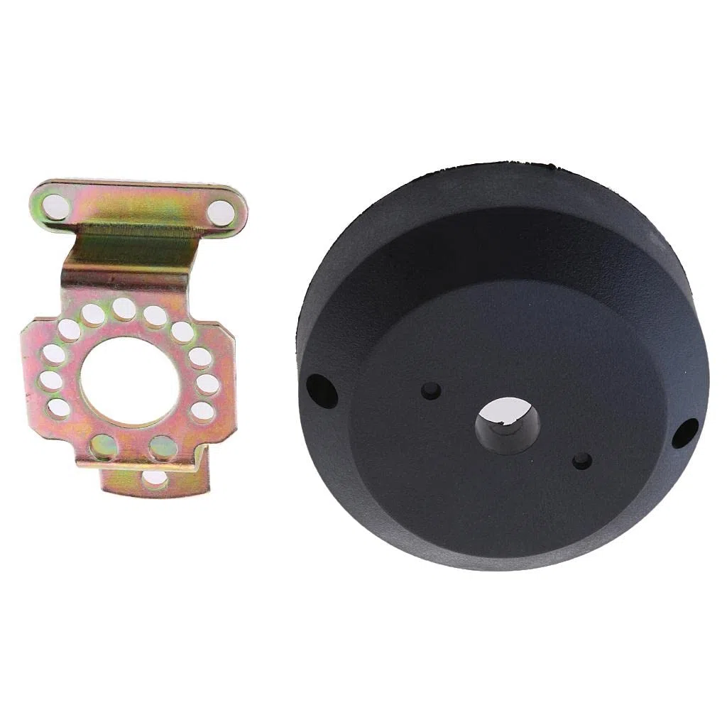 Kit de Bisel de para Dirección de Cable Marino, Timón para Motor Fueraborda de Barco, Color Negro.