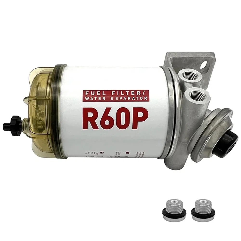 Filtro de combustible R60P Marina Separador de agua de combustible para motor fueraborda marino Accesorios para barcos reemplazados