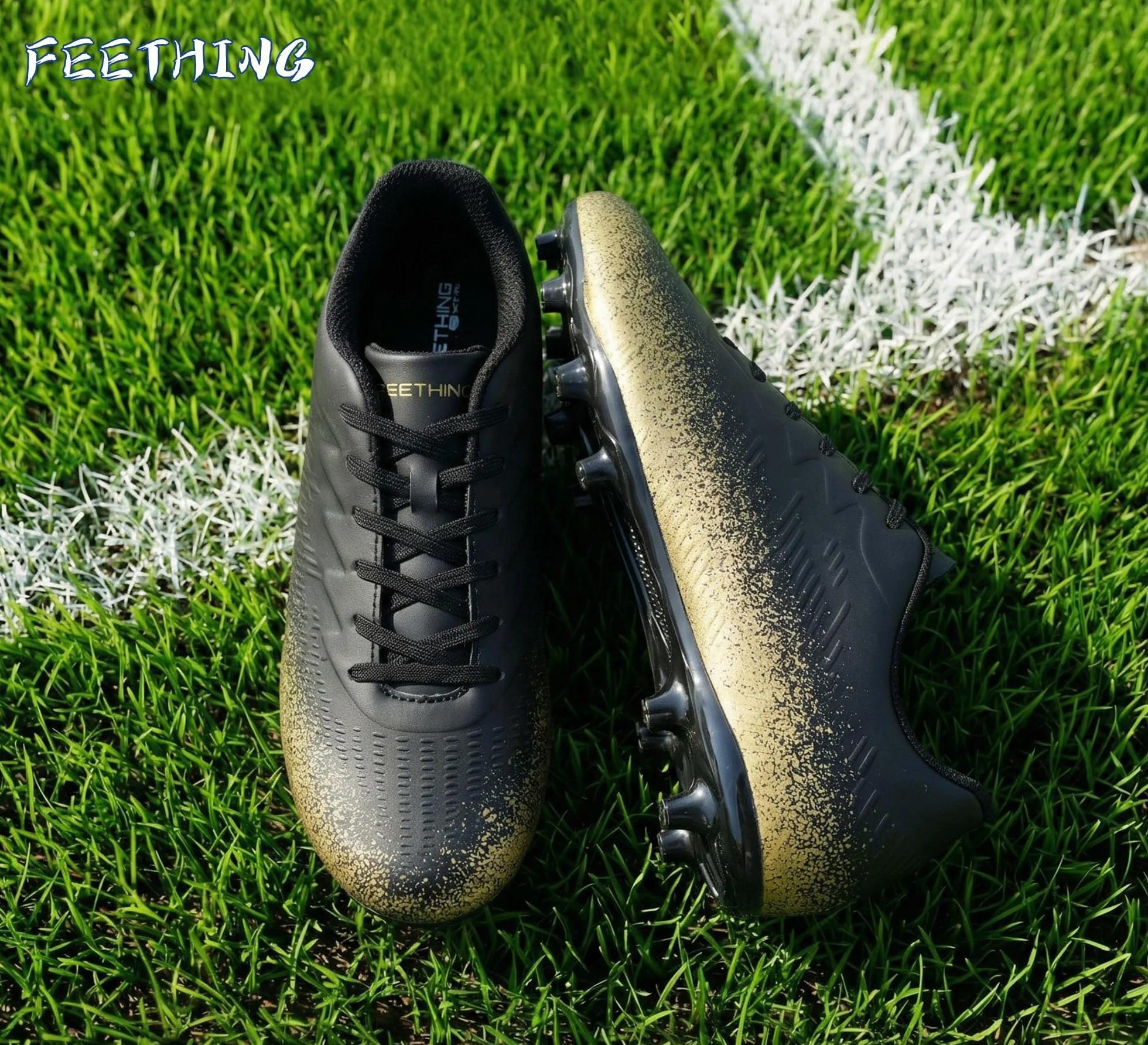Botas de Fútbol Unisex Adultos Hombre Mujer - para Césped Natural y Artificial Ligeras y Cómodas