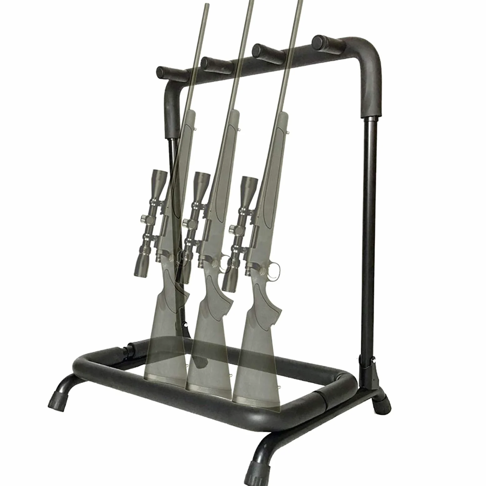 OVARIA Soporte Vertical for Rifle, Soporte for Guitarra con Esponja, Culata de Pistola Estable con amortiguación confiable, Soporte de exhibición de Pistola Larga for la mayoría de carabinas y Rifles