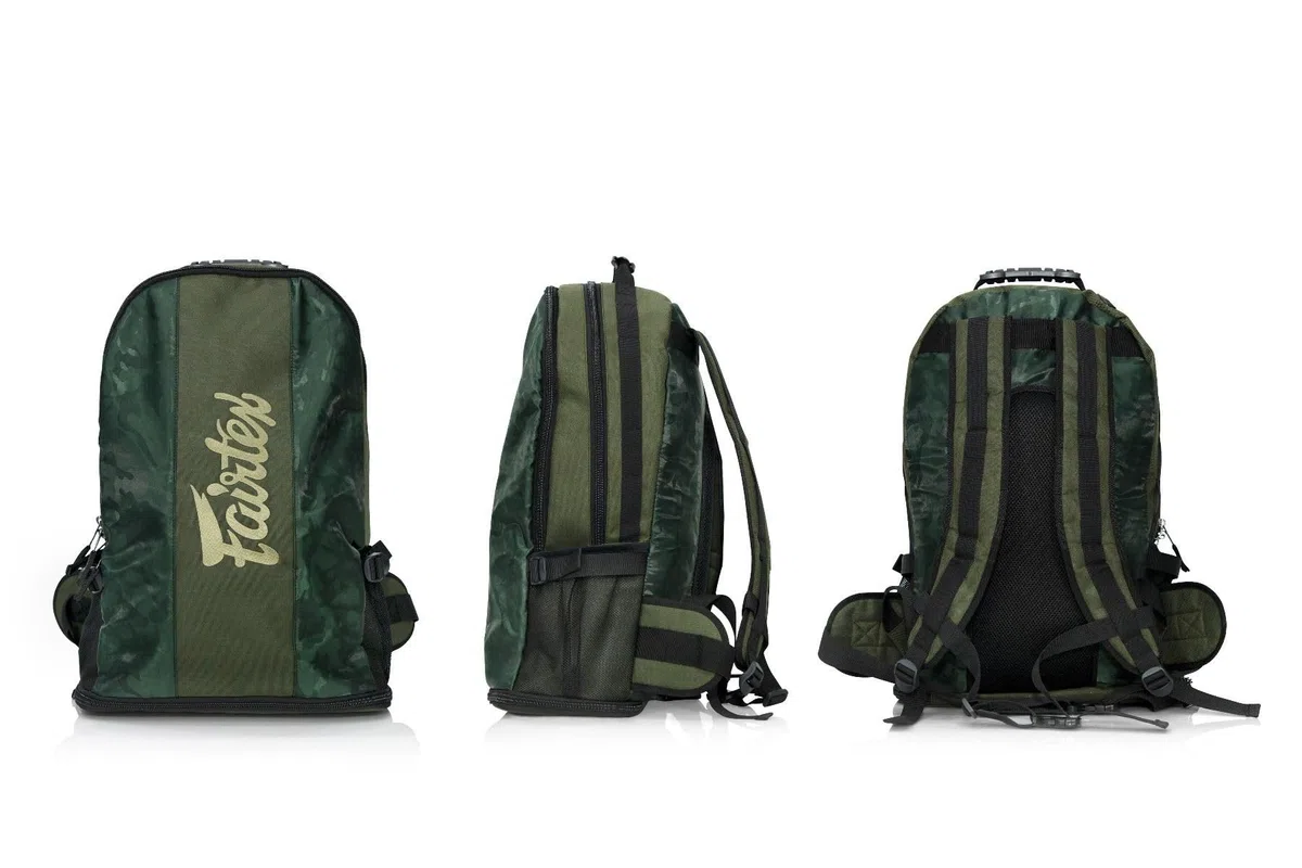 Fairtex BAG4 - Mochila de boxeo tailandés para Muay Thai y MMA