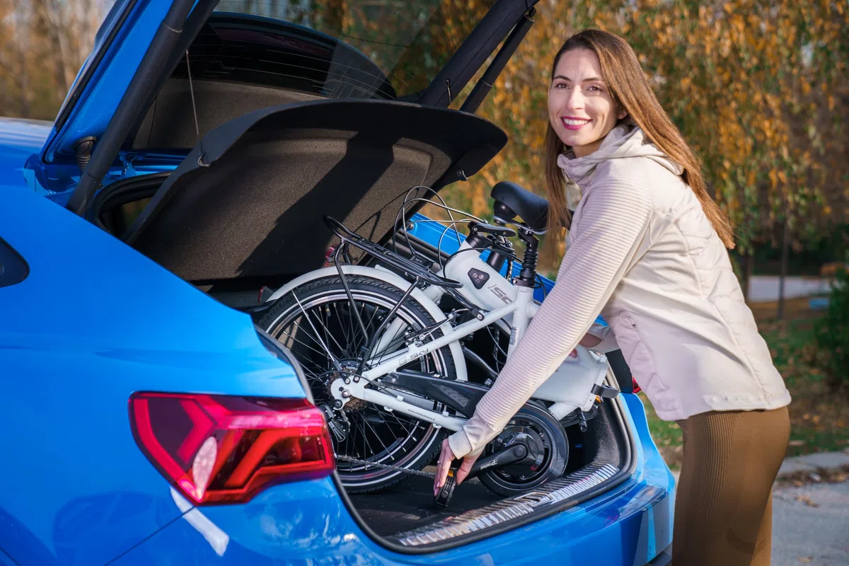 F.lli Schiano E-Sky, Bicicleta Electrica Plegable, 20", Batería 36V 7.8Ah Extraíble, Motor 250W 40Nm, Bici Electrica Urbana, Unisex Adulto