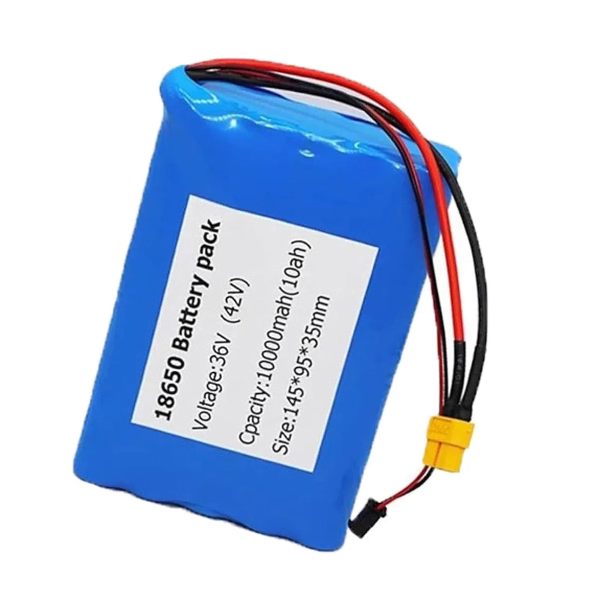 Batería Bicicleta eléctrica 36V 10Ah Batería Recargable Litio con BMS Batería recargable de iones de litio para patinetes eléctricos y bicicletas eléctricas de equilibrio 36V 10Ah,XT60+SM