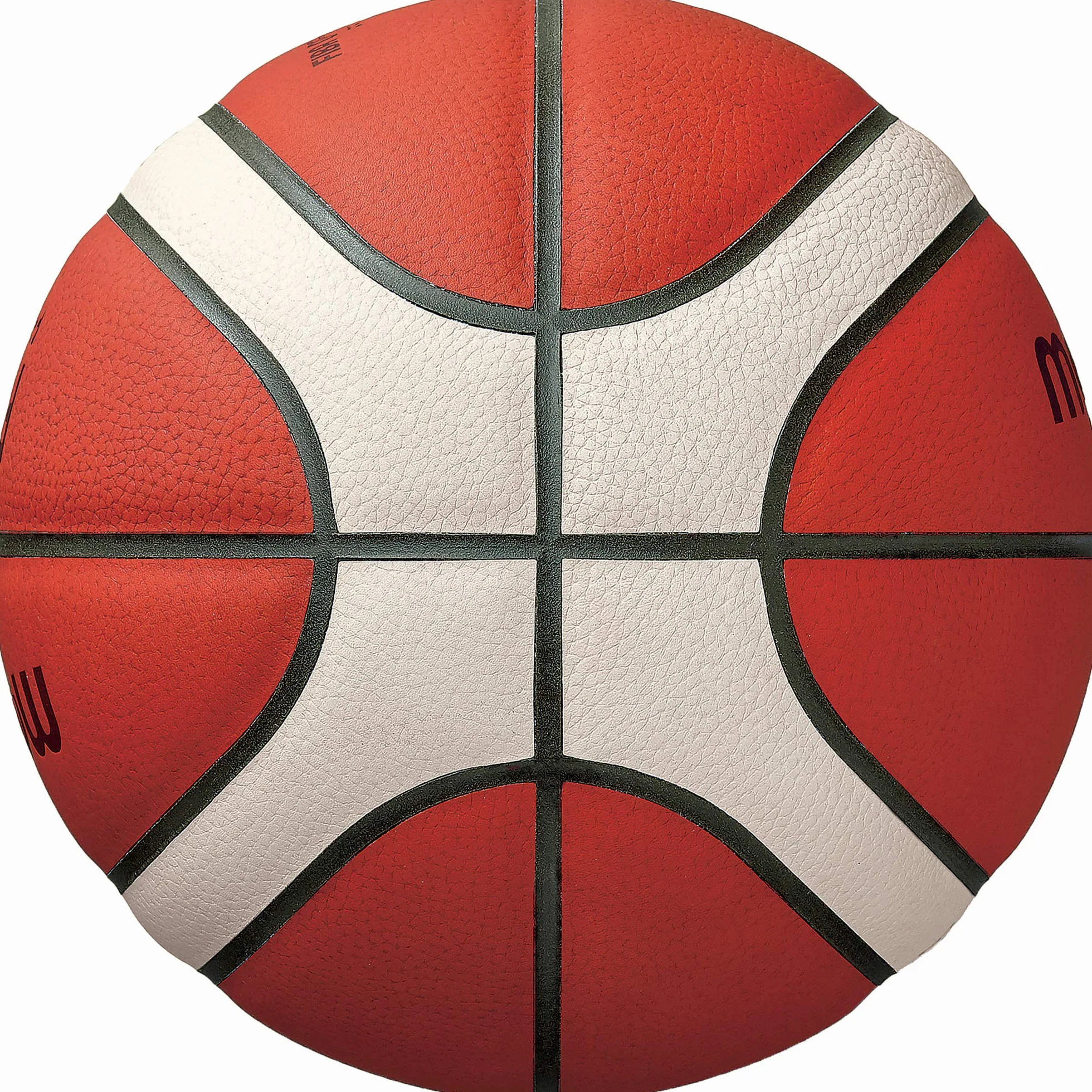 Molten, BG-Series B7G5000, Balón de Baloncesto de Cuero, Aprobado por la Fiba, BG5000, tamaño 7, 2 Tonos