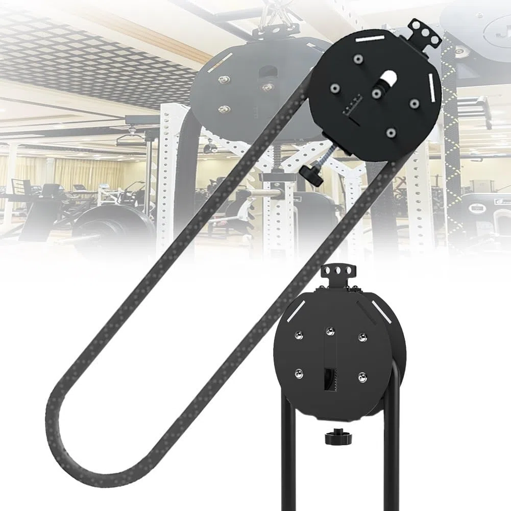 Sistema De Poleas De Cable Portátil, Entrenador De Cuerda Sin Fin, Herramienta De Entrenamiento De Cuerpo Completo, Cuerda De Nailon Premium, Resistencia Ajustable