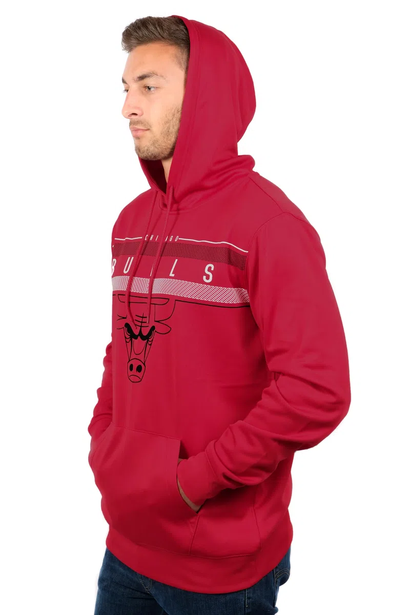 Ultra Game - Sudadera unisex con capucha para adultos, oficial de la NBA, supersuave
