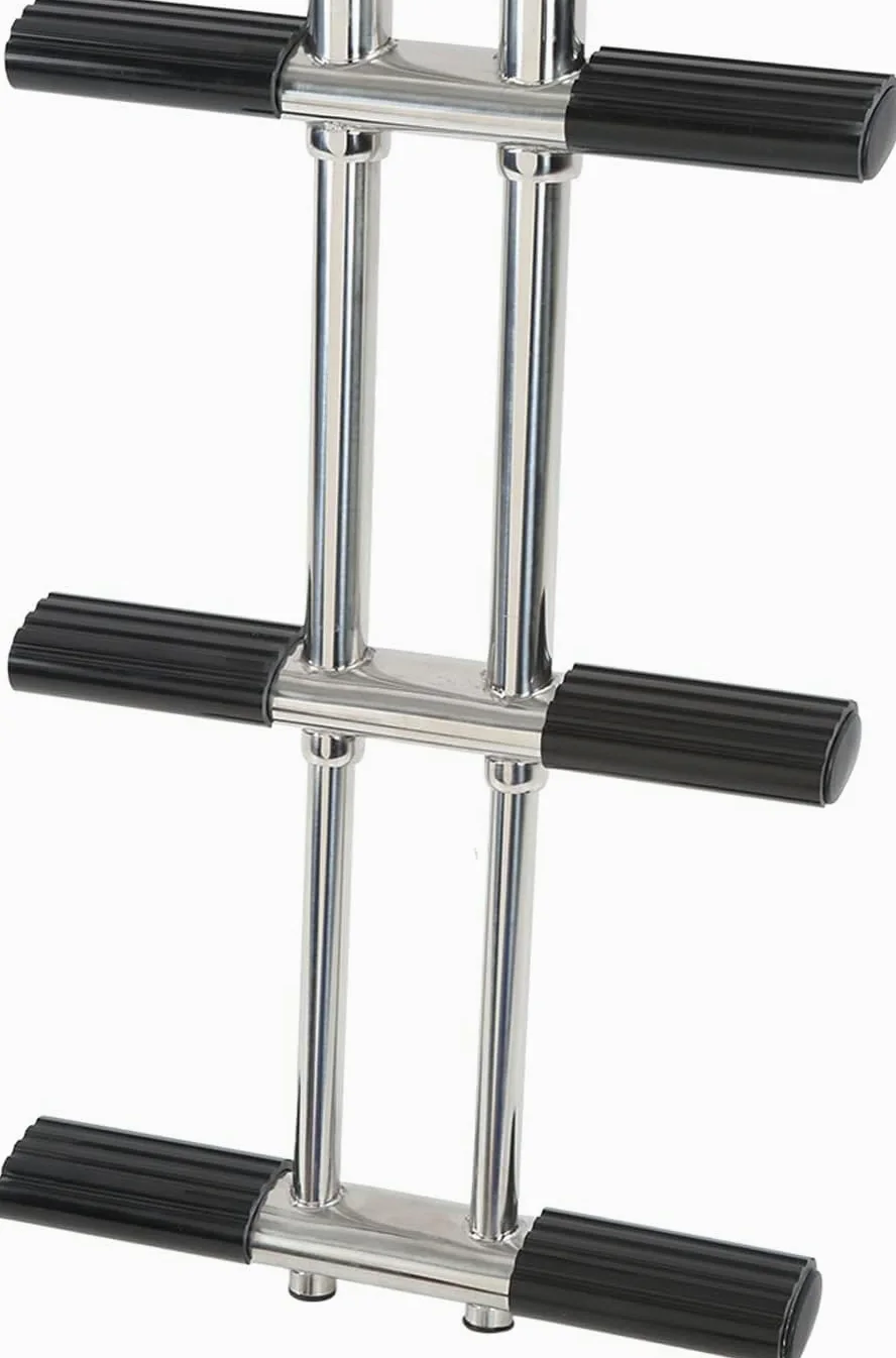 TREPPE - Escalera Telescópica de Acero Inoxidable para Barcos, 3 Escalones, para Piscina de Yates