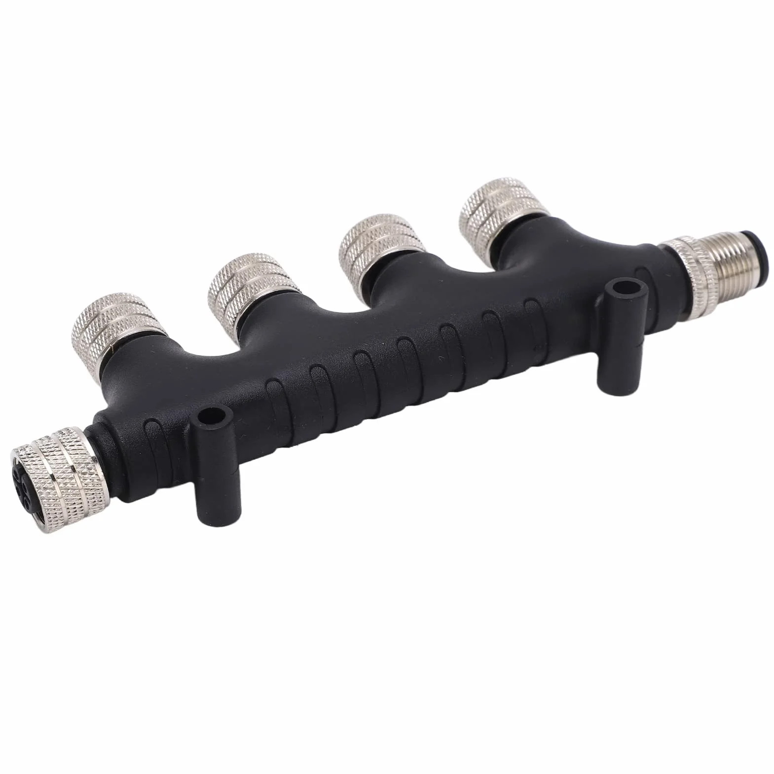 Conector en T NMEA 2000 Resistente Al Agua de 4 Puertos para una Comunicación Eficiente en el Barco ABS 5 Pines IP67 para Lowrance, Simrad, Navico