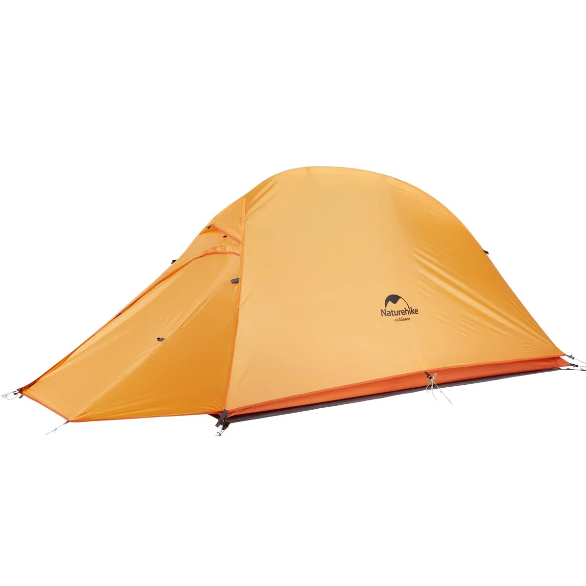 Naturehike Cloud up 1 Persona Carpa para Mochileros para Carpa de Cúpula Ligera para Acampar y Senderismo para 1 Hombre(Actualizar Naranja 210T)