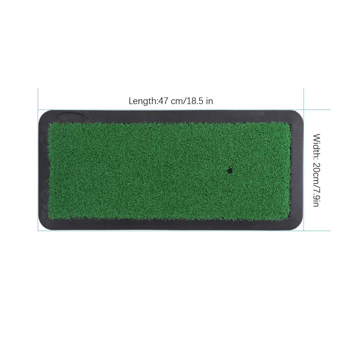 iFCOW Esterilla de práctica de Swing de Golf, Ayudas de Entrenamiento de Golf Esterilla de práctica de césped Artificial con Base de Goma Antideslizante