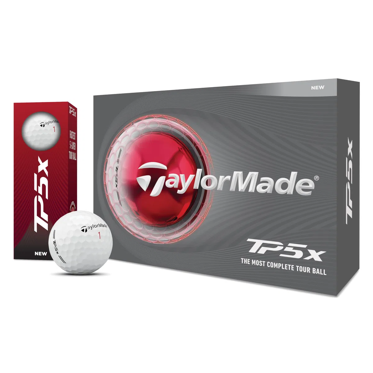 Taylormade Golf TP5x Blanco Una Docena