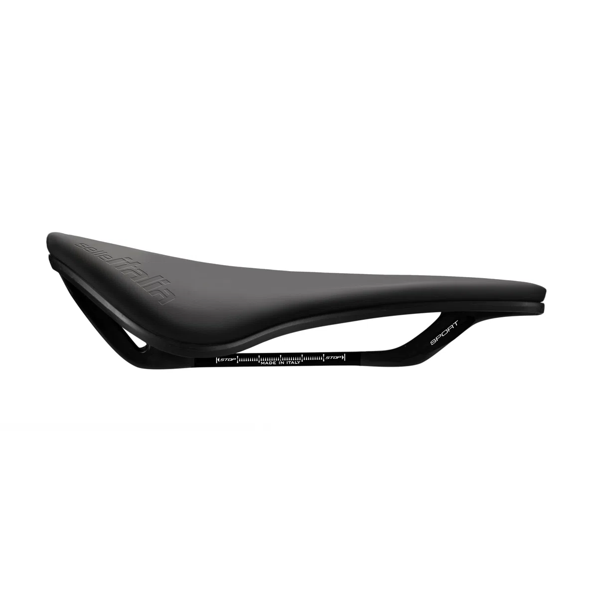Selle Italia Novus Boost EVO Sport Greentech – Sillín de Ciclismo Ecológico de Gel con Agujero Superflow y Rail de Acero al Carbono – Talla L3, Negro