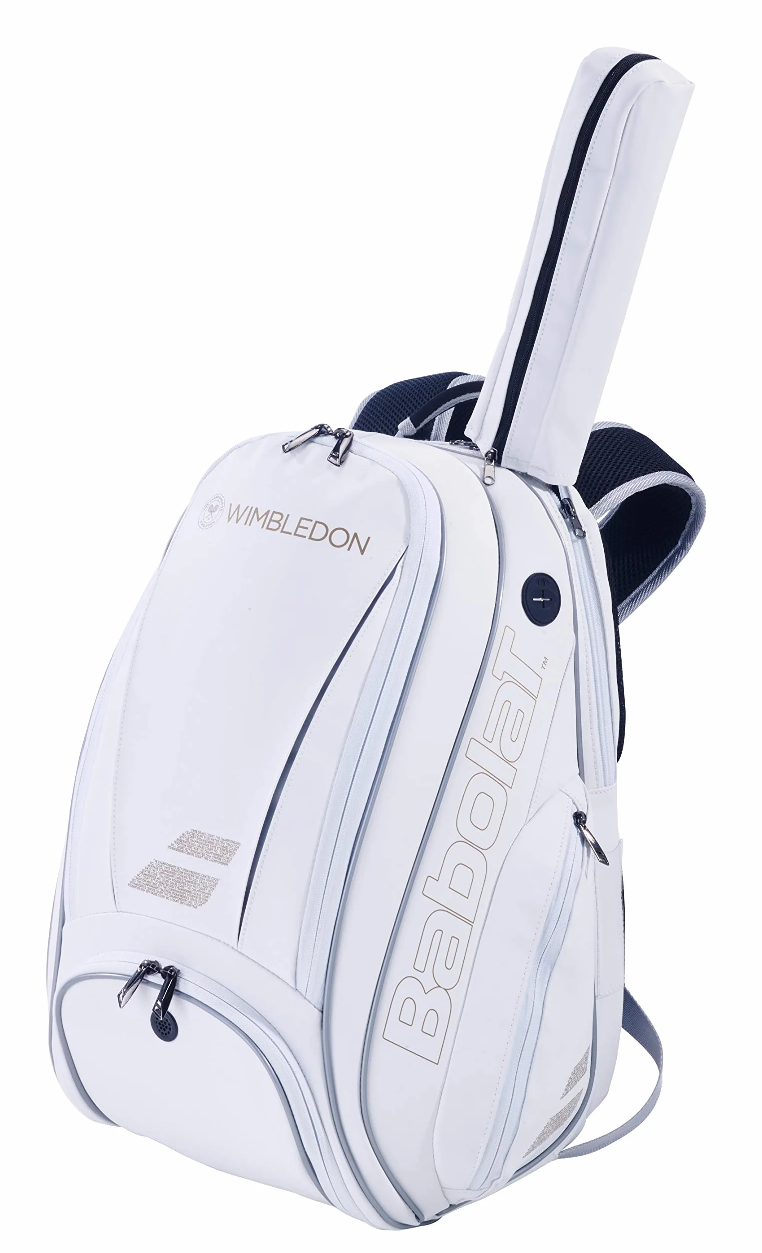 Babolat BP Pure WIM - Blanco/Dorado, White, Talla única, Clásico