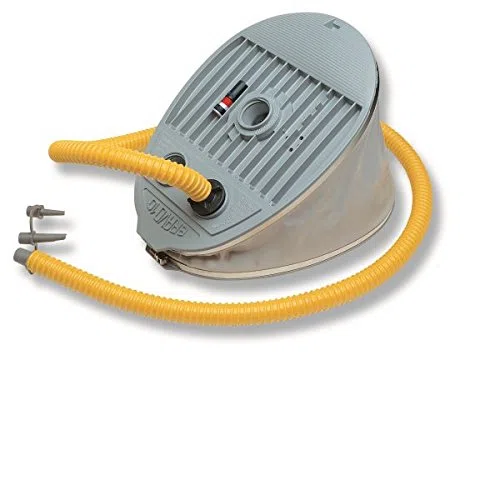 SCOPREGA BRAVO 10 Bomba de pie para todo tipo de inflables, inflador manual de doble cámara para botes inflables, botes, colchonetas, juguetes inflables, kayaks, SUP