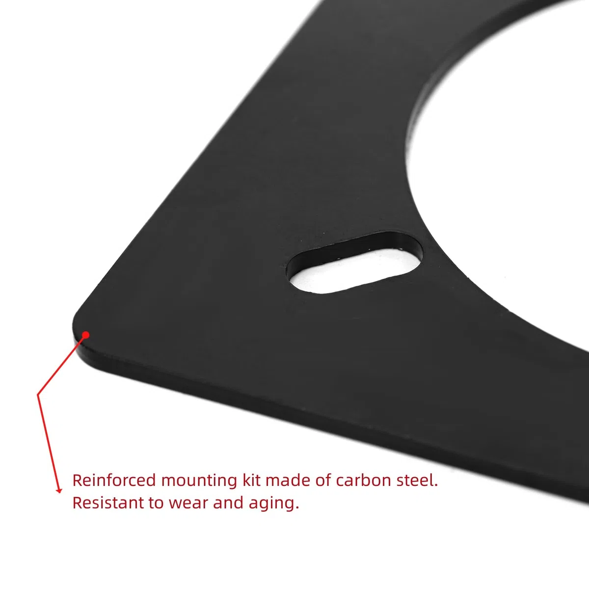 Placa de Montaje de Placa de Refuerzo de Bomba de Aceite de dirección hidráulica con arandela de Sellado Compatible con Seastar Compatible con Baystar Compatible con Ultraflex