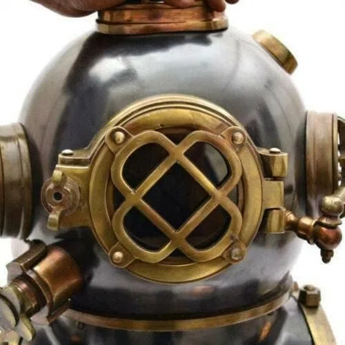 Casco de buceo Deep Sea Mark V Antique Vintage Scuba Brass Marine