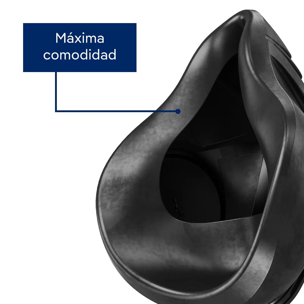 Dräger X-plore 3500 media máscara | Tallas S, M, L | Respirador semimáscara reutilizable para uso con filtros de bayoneta reemplazables