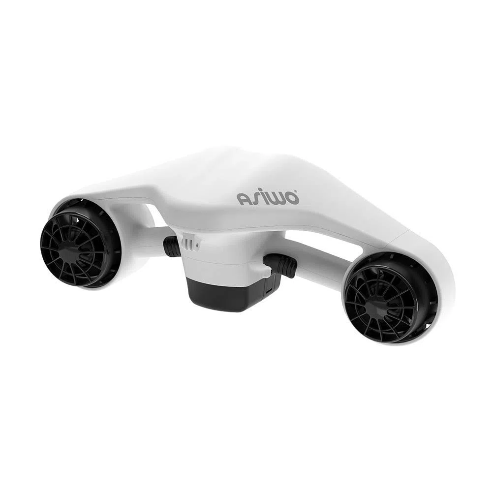 Asiwo Submarina Scooter con Dual Motor Patinete Subacuático EléctricoOLED De Montaje En Cámara De Acción para bucear, Nadar, bucear, Aventuras y perseguir Peces