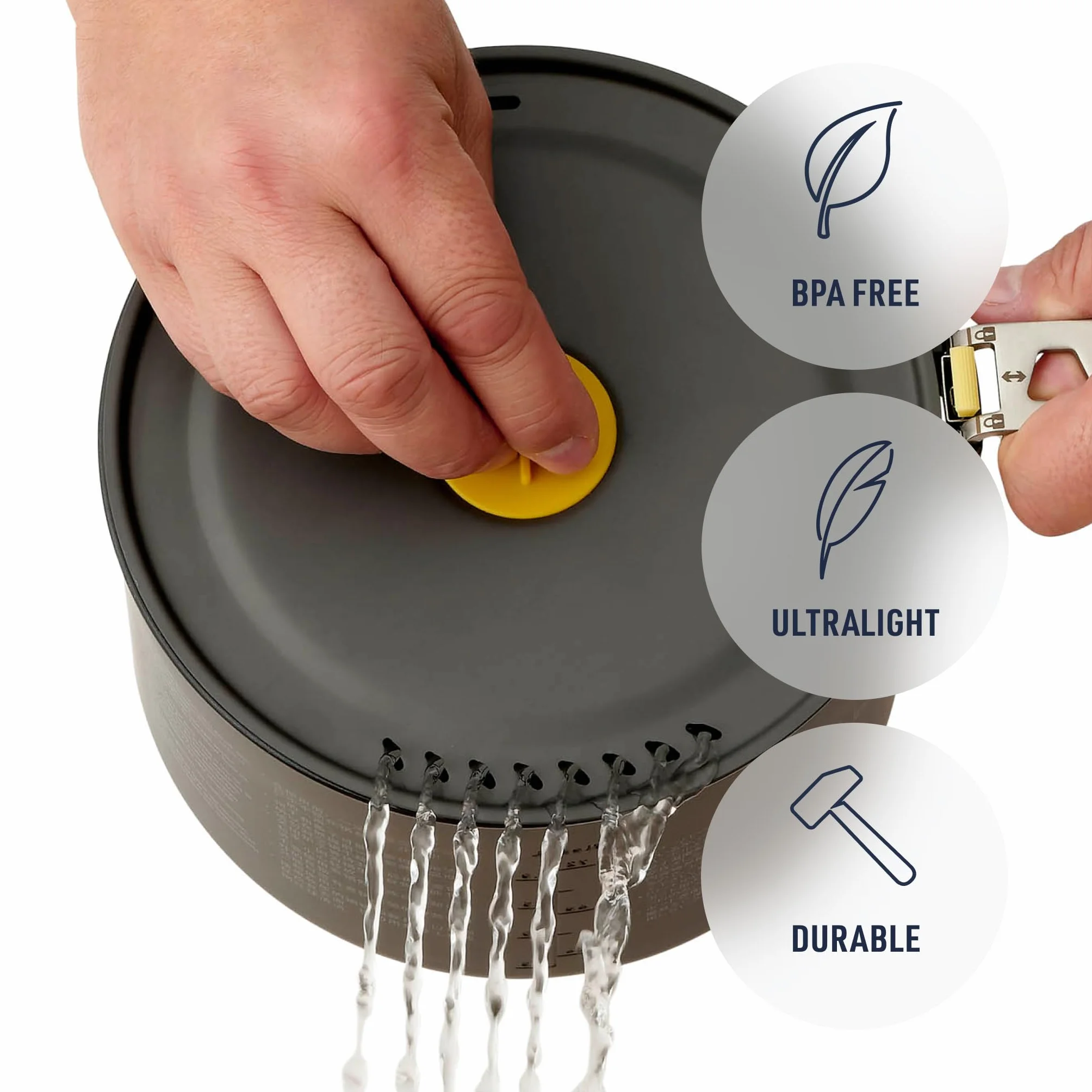 Sea to Summit Frontier - Olla de cocina ultraligera para camping, 2 litros, ACK027011-391702