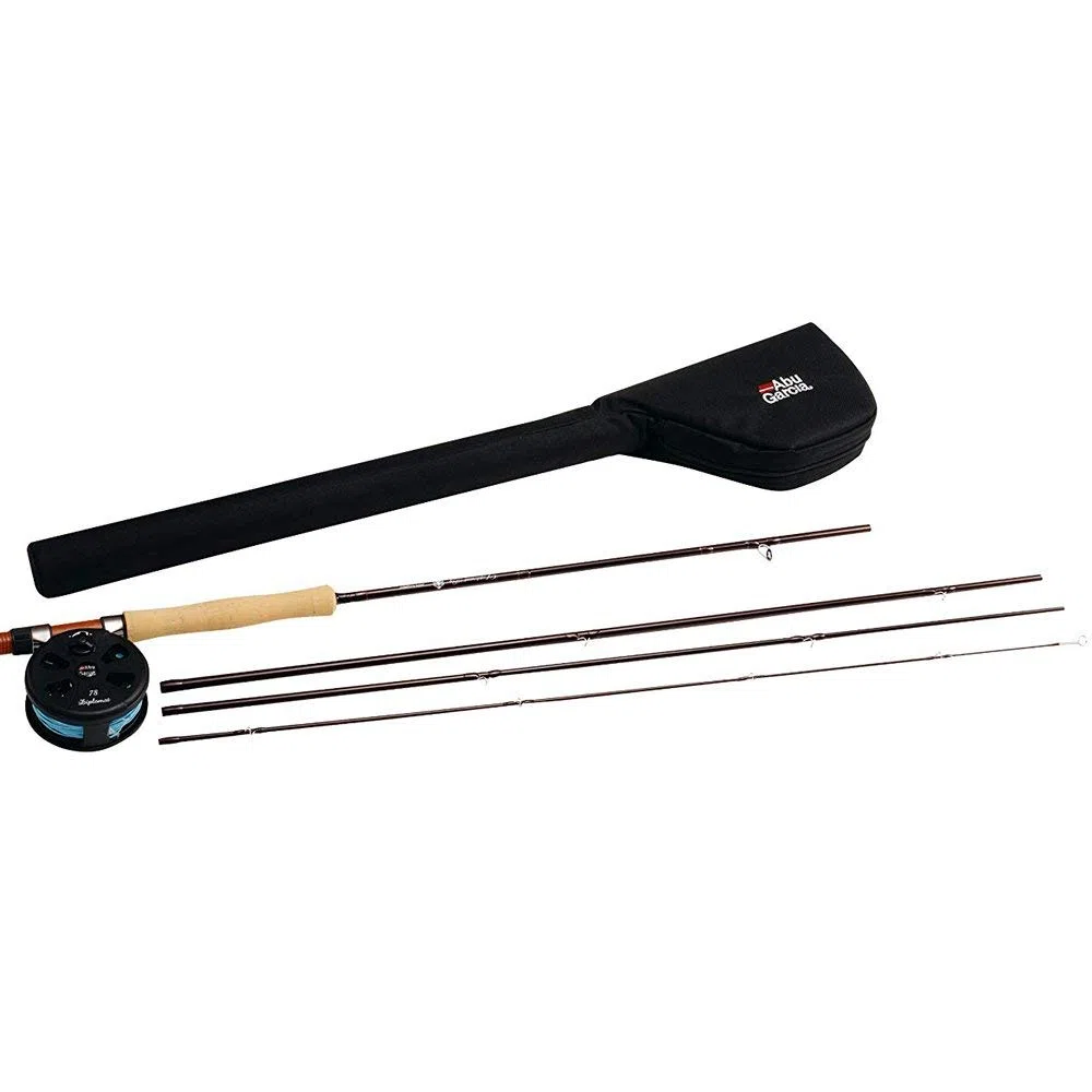 Abu Garcia Combo Diplomat – Kit de pesca con mosca, con caña de pescar y carrete