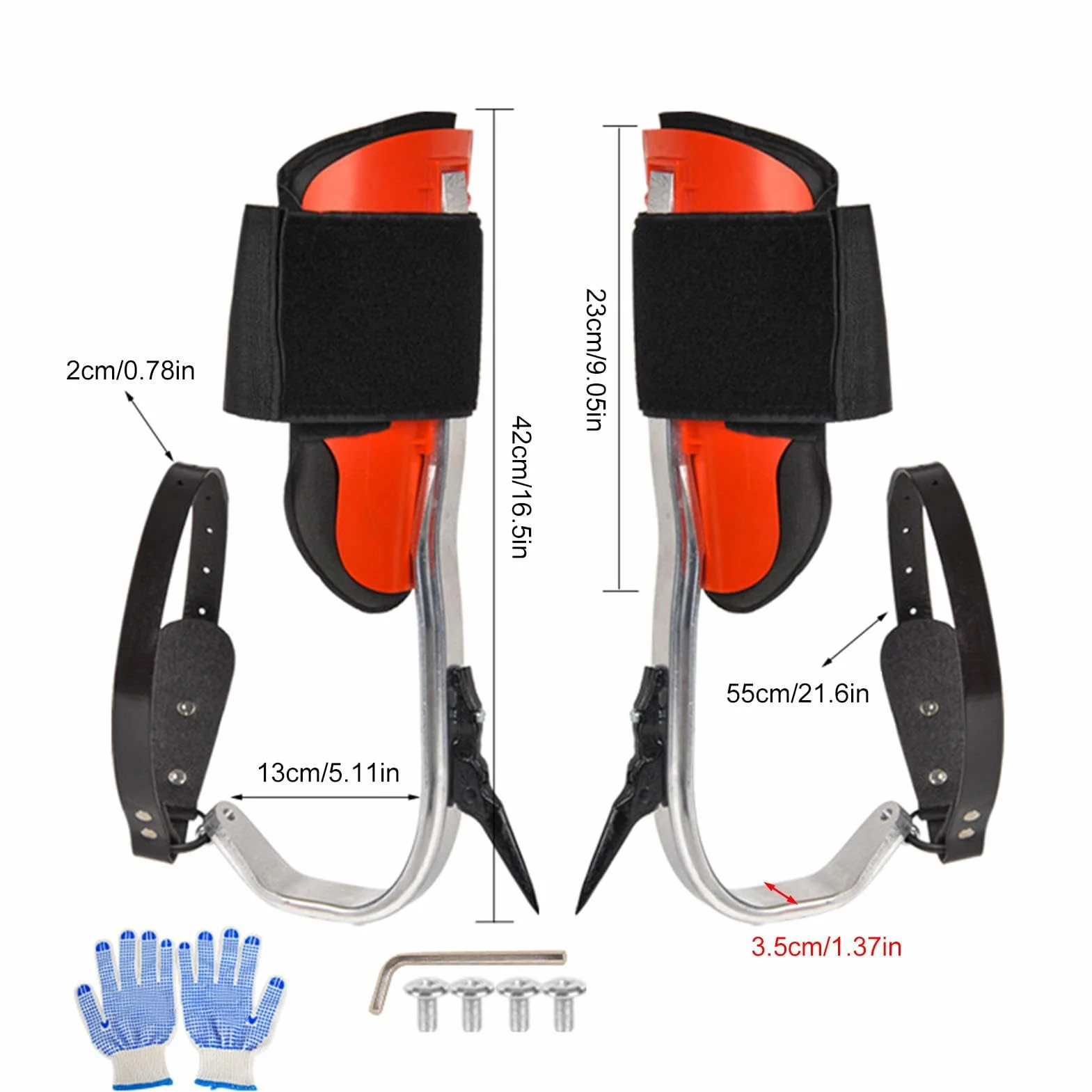 Equipo para trepar árboles,Picos para trepar árboles,Garfios portátiles para árboles trepadores | Equipo de servicio de árboles, zapatos para trepar árboles, equipo para trepar palmeras para interiore