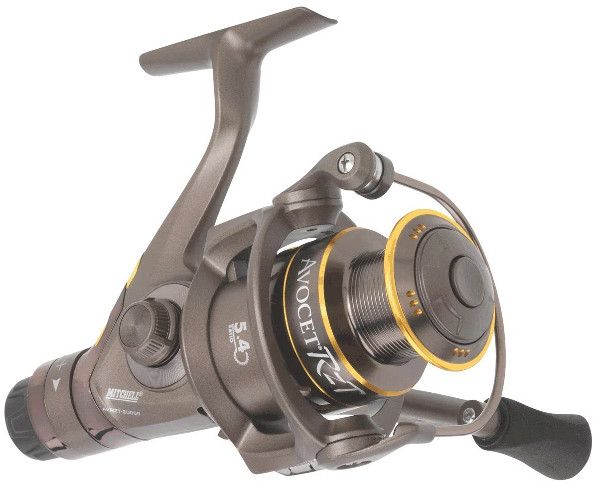 Mitchell Spinning Reel, Avocet RZT Reels, All Round Fish, Feeder, Bolognase, Fresh Water Sea Fish Angler, Perch, Pike, Zander, Black, 5.4:1 Gear Ratio, Robust & Lightweight, 8+1 Bearing Count