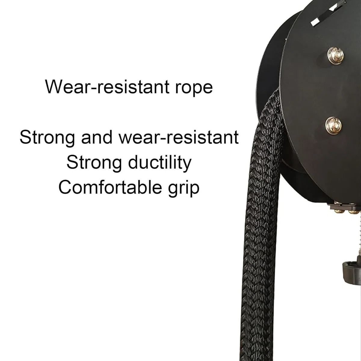 Sistema De Poleas De Cable Portátil, Entrenador De Cuerda Sin Fin, Herramienta De Entrenamiento De Cuerpo Completo, Cuerda De Nailon Premium, Resistencia Ajustable