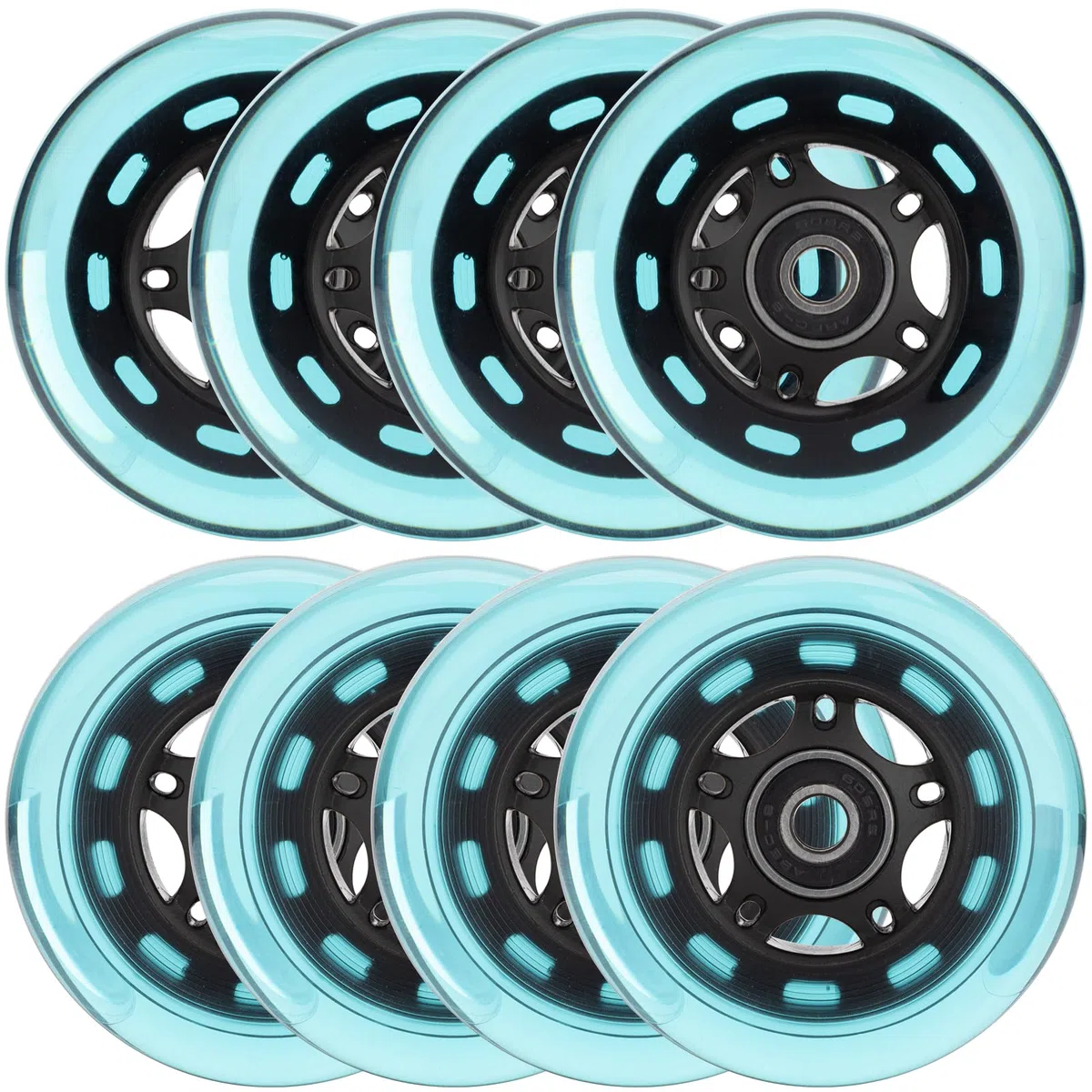 Ruedas de repuesto para patines en línea para exteriores e interiores, ruedas de hockey en línea 85a con rodamientos ABEC-9 y espaciadores flotantes, 64 mm, 70 mm, 72 mm, 76 mm, 80 mm, 84 mm,