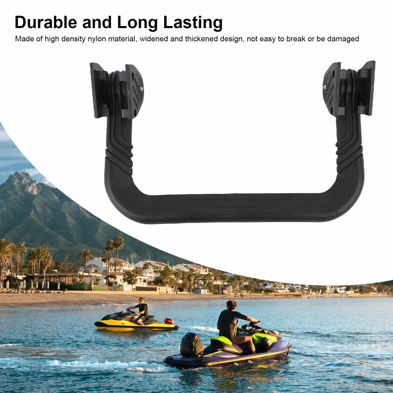 Paso de Escalera de Embarcación de Embarcación, 295100869 Escalera de Abordaje de Resorte Retráctil para Compatible con Seadoo GTR, GTX, RXP, RXT, RXTX, Wake Pro