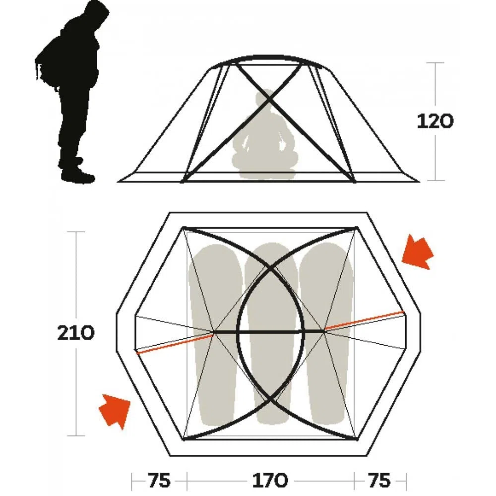 Ferrino Carpa Modelo Tent Svalbard 3.0 Marca