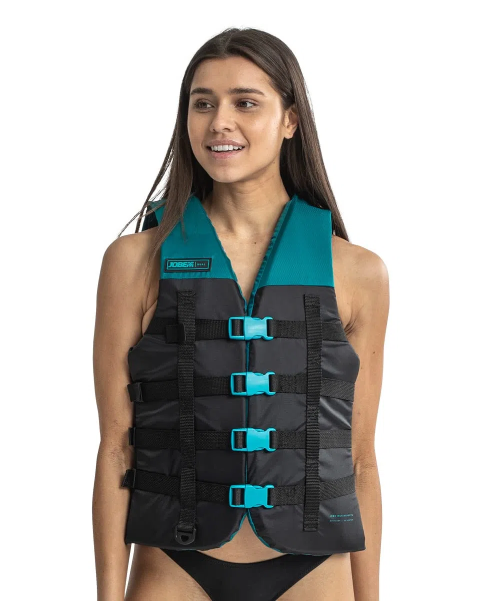 Jobe Dual Life Vest - Chaleco salvavidas, unisex, color negro